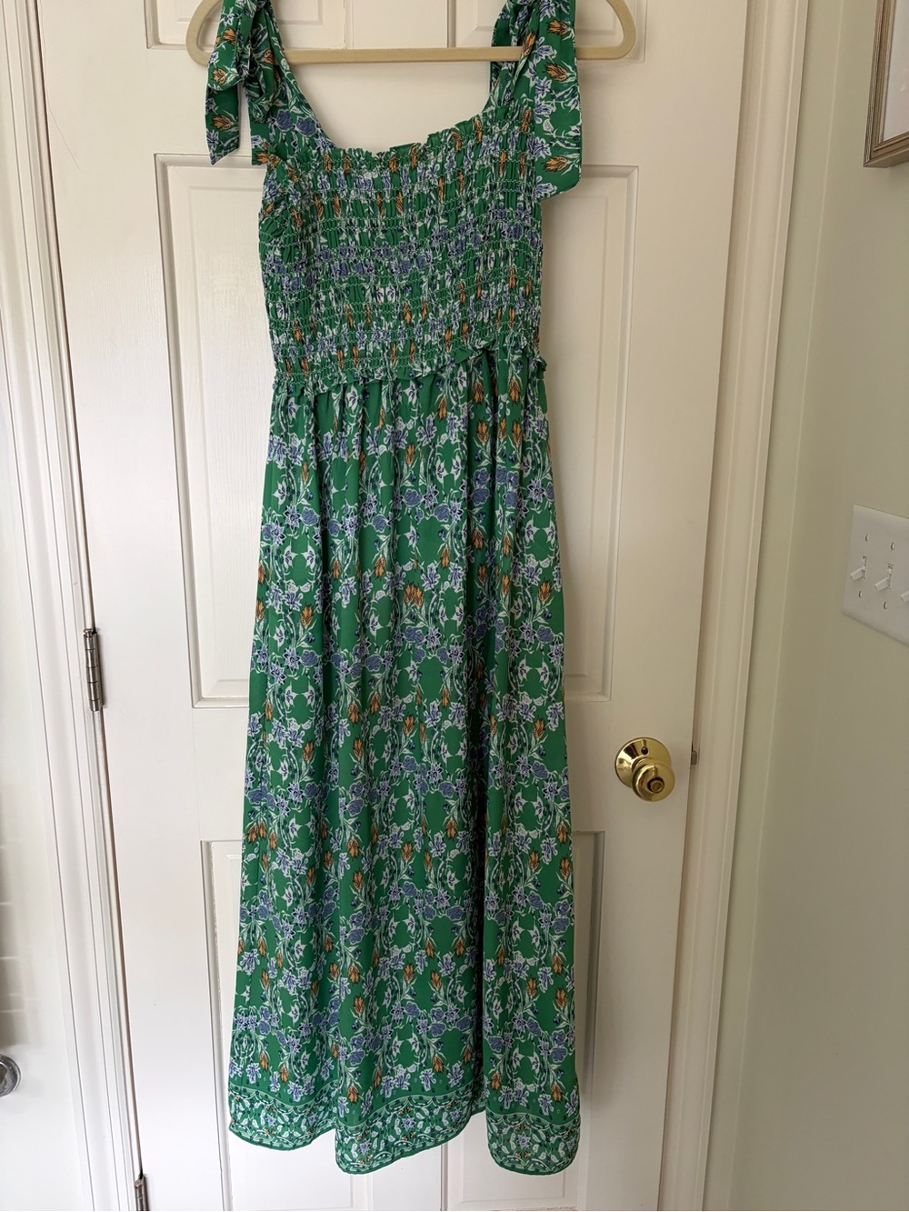 Max Studio Green Floral Maxi Dress